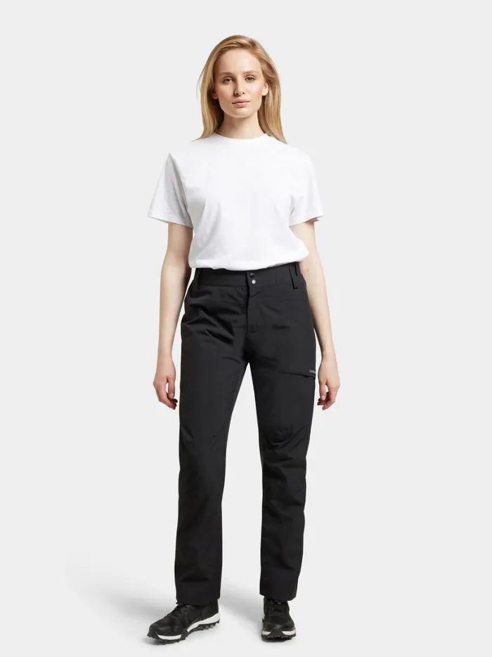 Alta Pants Black Women Didriksons Walking Trousers Alta Pants Black Women Didriksons Walking Trousers