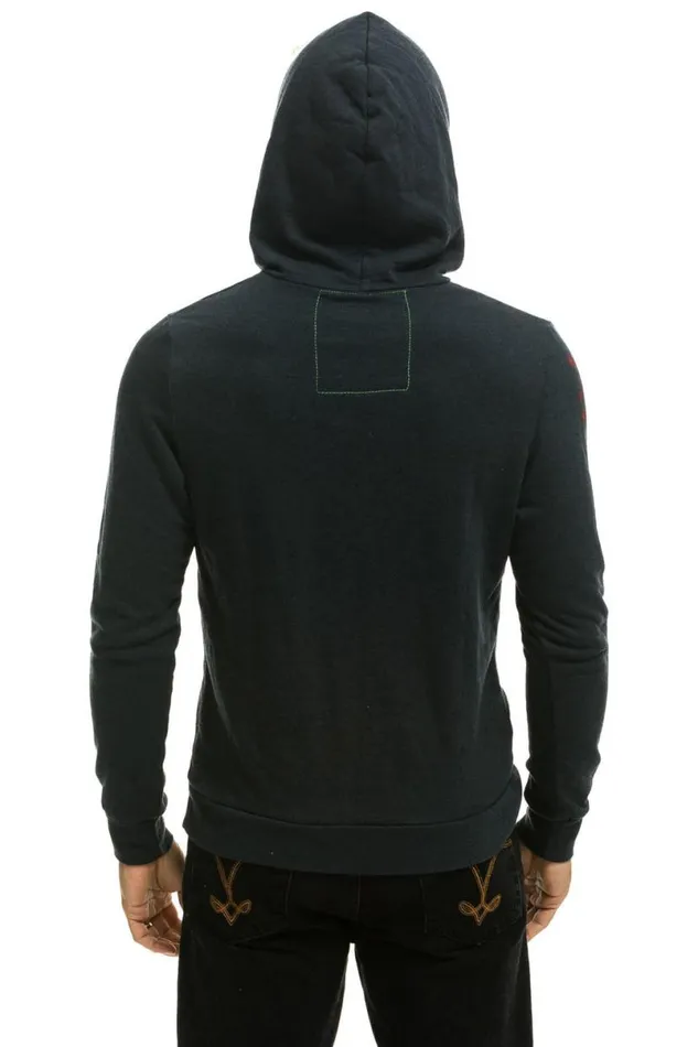Austin Pullover Hoodie 8211 Charcoal WomenMen Aviator Nation Hoodies