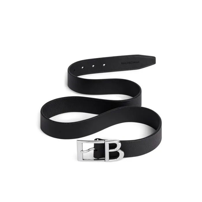 Balenciaga Belts Men Men039s Classic B Belt In Black Black Balenciaga Belts Men Men039s Classic B Belt In Black Black