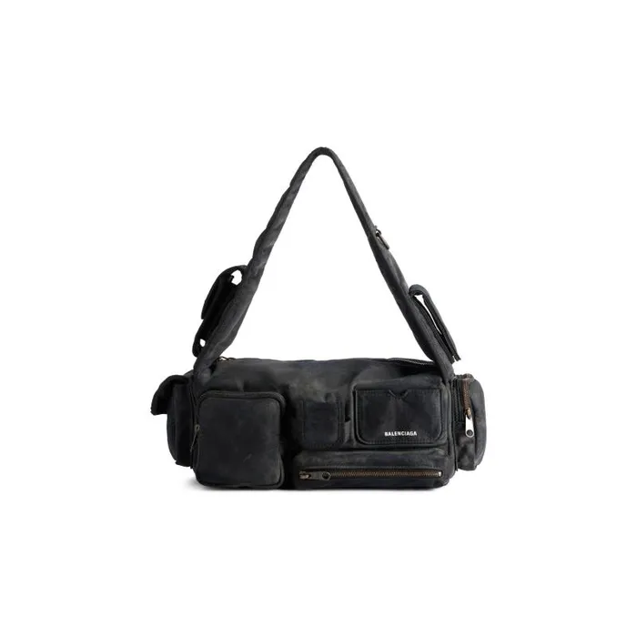 Balenciaga Crossbodies and Messengers Men Men039s Superbusy Small Sling Bag In Black Black Balenciaga Crossbodies and Messengers Men Men039s Superbusy Small Sling Bag In Black Black