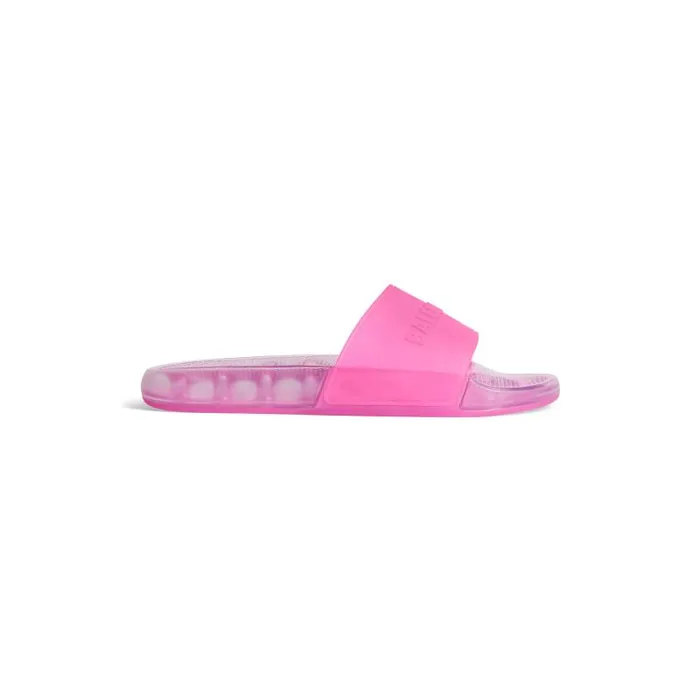 Balenciaga Sandals and Mules Women Women039s Pool Transparent Slide Sandal In Pink Pink