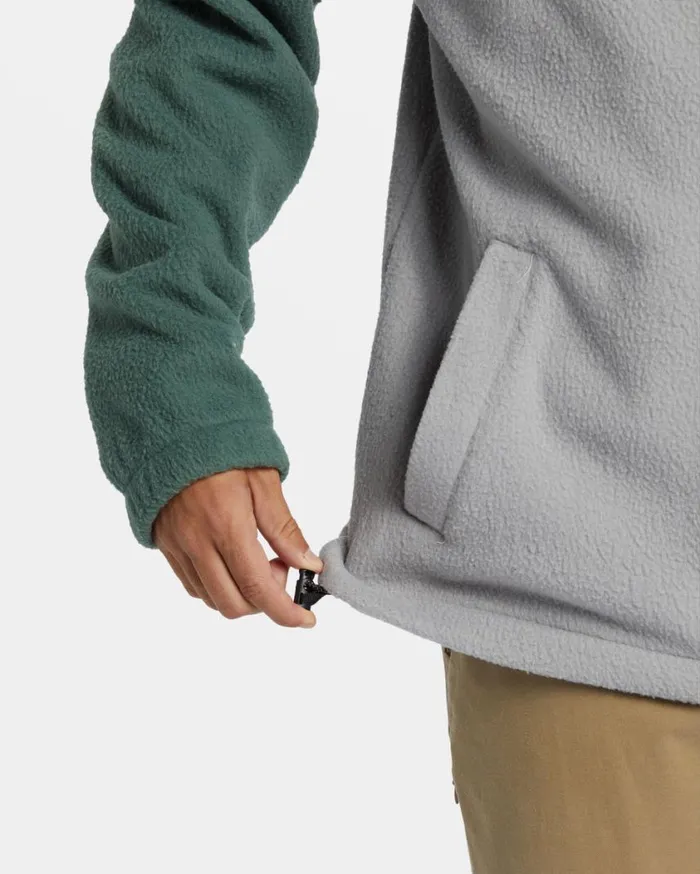 Billabong Boundary Trail Polar Fleece Full Zip Pullover Forest Green Mens Hoodies and Fleece Billabong Boundary Trail Polar Fleece Full Zip Pullover Forest Green Mens Hoodies and Fleece