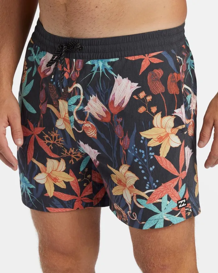 Billabong Good Times Layback 16034 Volley Shorts Asphalt Mens Layback Boardshorts Billabong Good Times Layback 16034 Volley Shorts Asphalt Mens Layback Boardshorts
