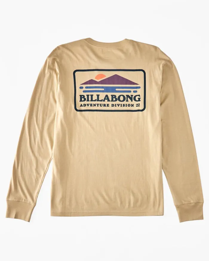 Billabong Range Long Sleeve TShirt Desert Mens TShirts Billabong Range Long Sleeve TShirt Desert Mens TShirts