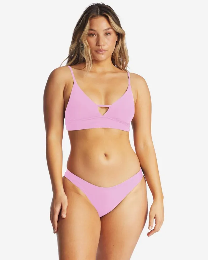 Billabong Sol Searcher VNeck Cami Bikini Top Paradise Pink Womens Bikini Tops
