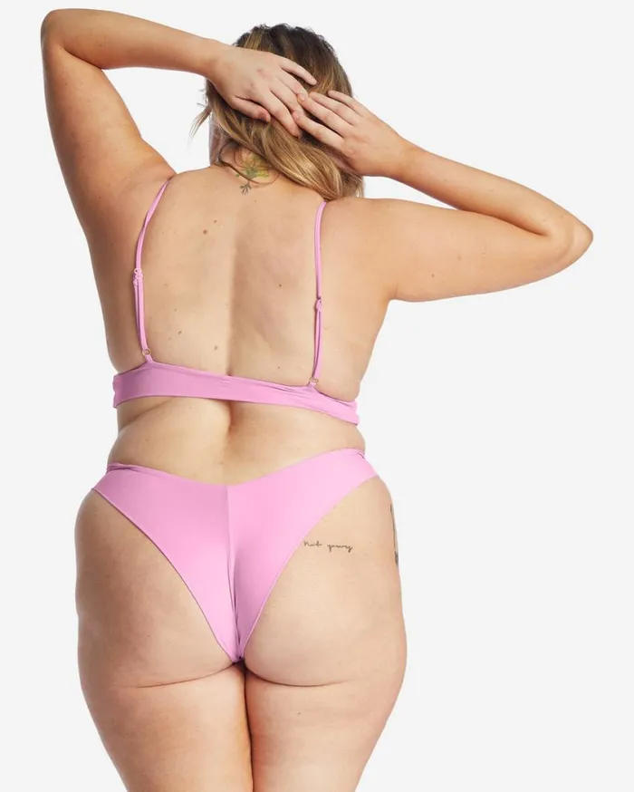 Billabong Sol Searcher VNeck Cami Bikini Top Paradise Pink Womens Bikini Tops