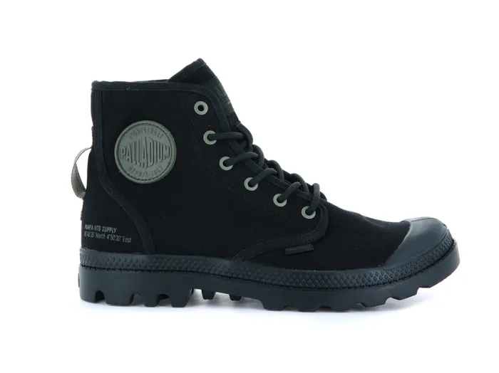 Boots Women PALLADIUM PAMPA HI HTG SUPPLY Blackblack