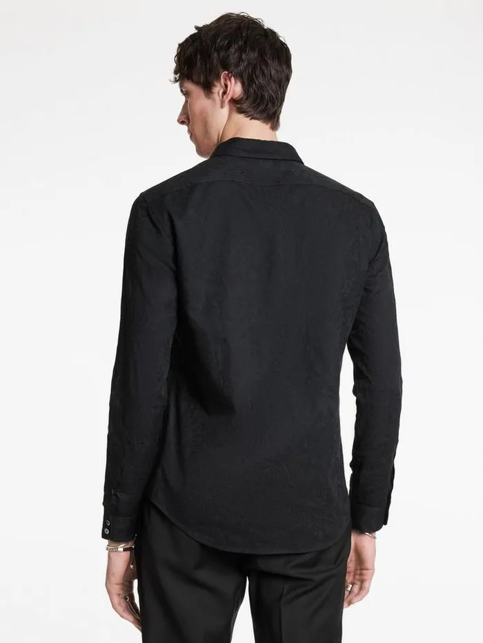 BUCKS SHIRT Black Men John Varvatos Shirts