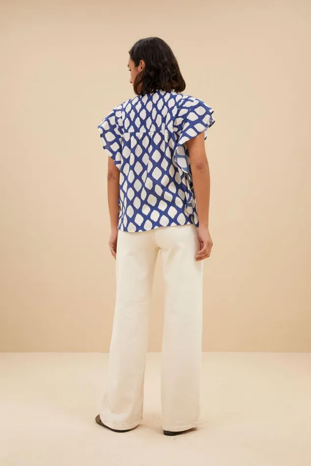 ByBar Blouses Vrouwelijk Danee Balu Blouse Balu Print ByBar Blouses Vrouwelijk Danee Balu Blouse Balu Print