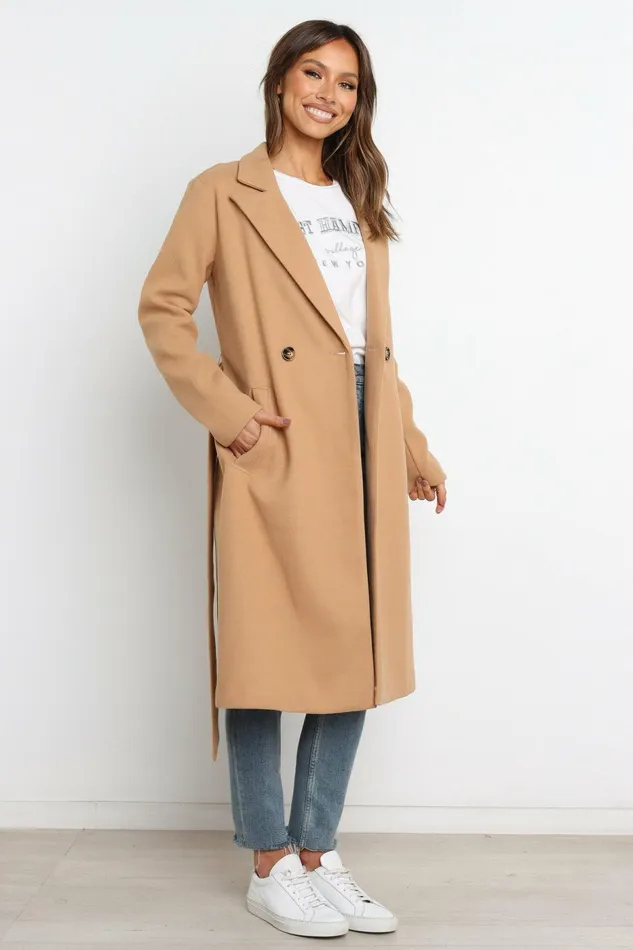 Camberwell Coat Tan Jackets and Coats Petal and Pup Women