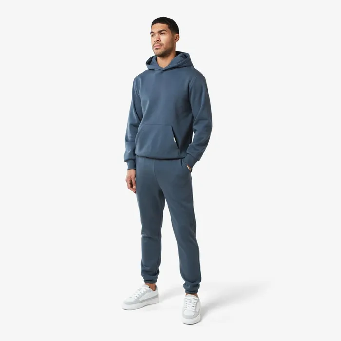 Closure London Relaxed Fit Cuffed Jogger Steel Blue Men Joggers
