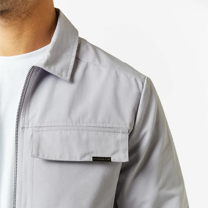 Closure London Smart Utility Overshirt Heather Men Overshirts