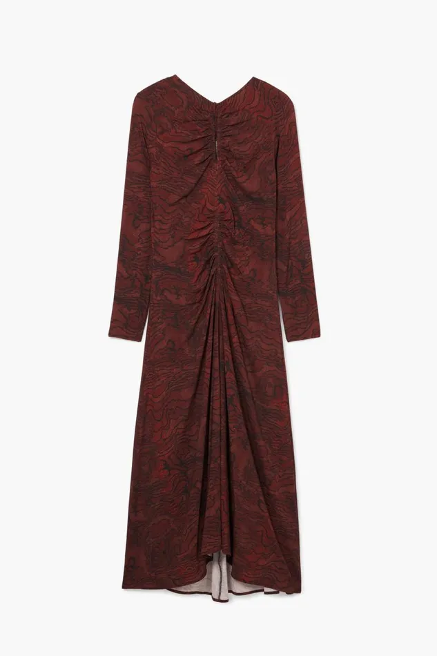 Dresses And Jumpsuits Women Desigual Dress With Desigual Lines Red