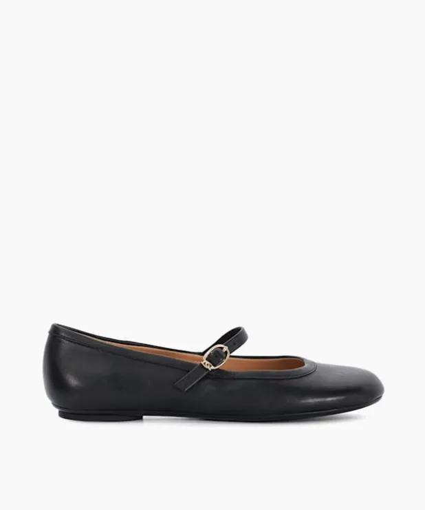 Dune London Flat Shoes Women Mary Jane Ballet Flats Black