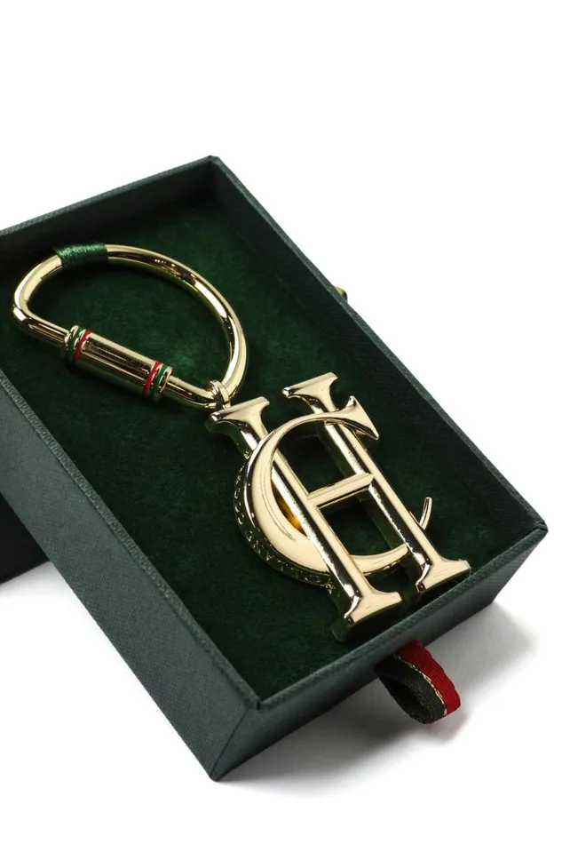 EquestrianWomen Keyrings Holland Cooper The HC Keyring Gold