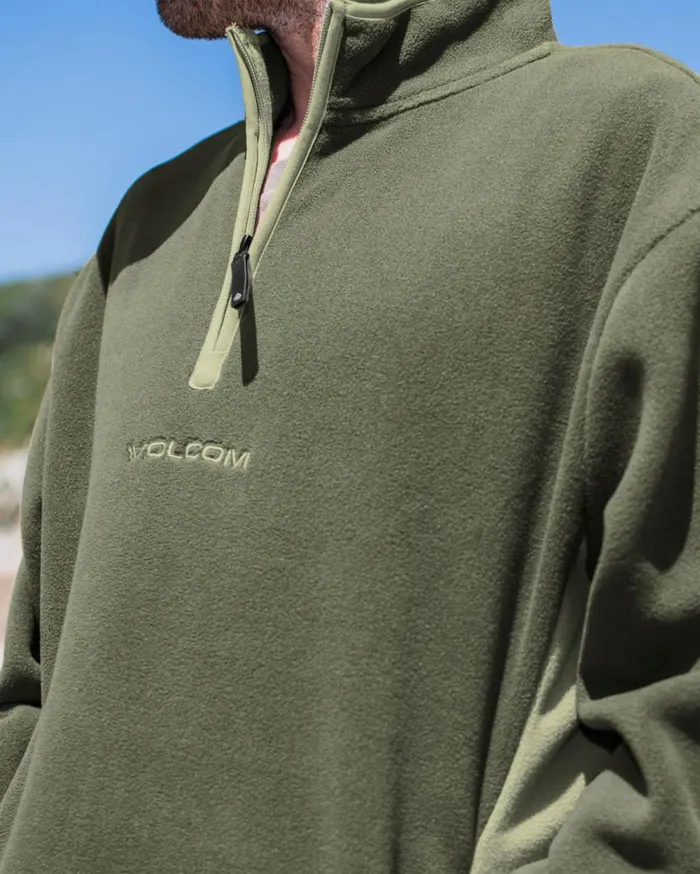 Error 92 Mock Neck Sweatshirt 8211 Winter Moss Mens Volcom Hiking