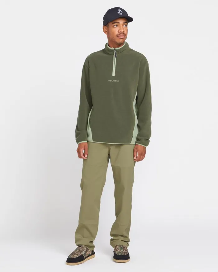 Error 92 Mock Neck Sweatshirt 8211 Winter Moss Mens Volcom Hiking