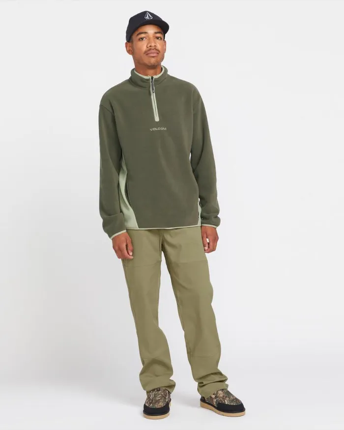 Error 92 Mock Neck Sweatshirt 8211 Winter Moss Mens Volcom Hiking