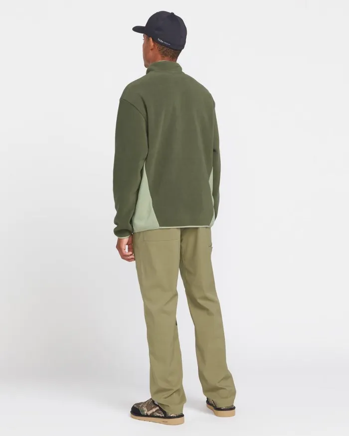 Error 92 Mock Neck Sweatshirt 8211 Winter Moss Mens Volcom Hiking