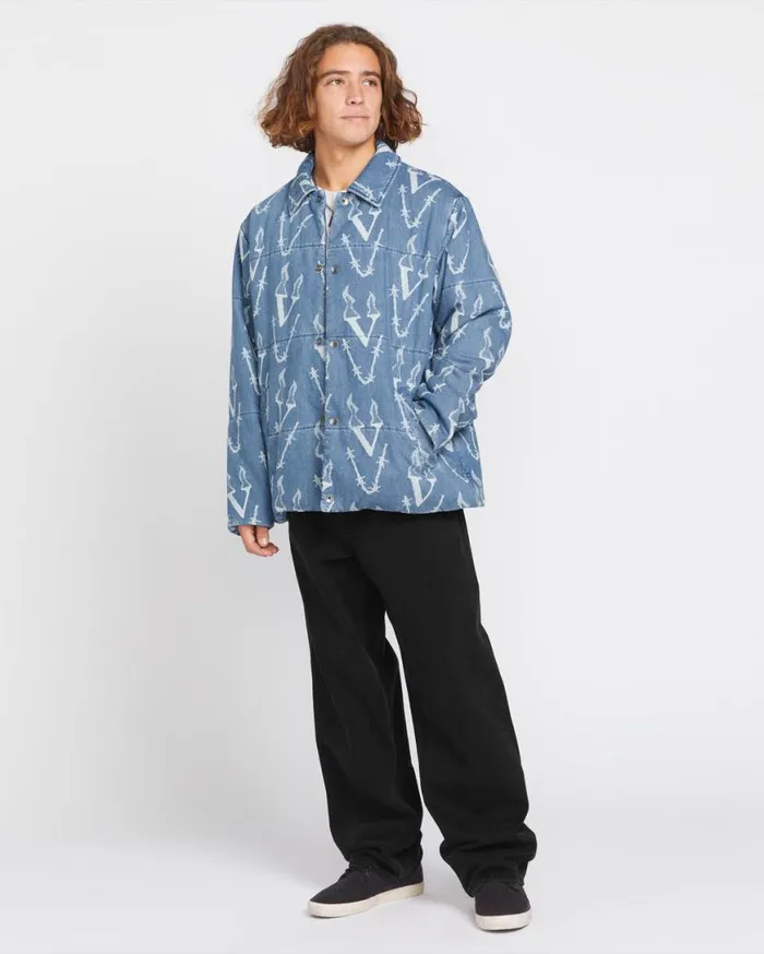 Fergadelic Jacket 8211 Road Sky Mens Volcom Jackets and Vests