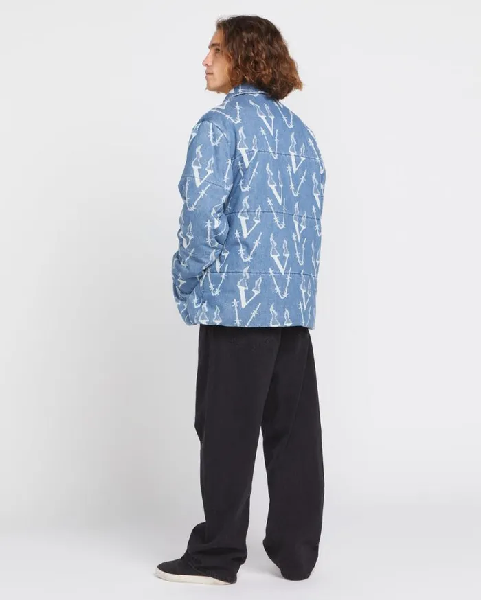 Fergadelic Jacket 8211 Road Sky Mens Volcom Jackets and Vests
