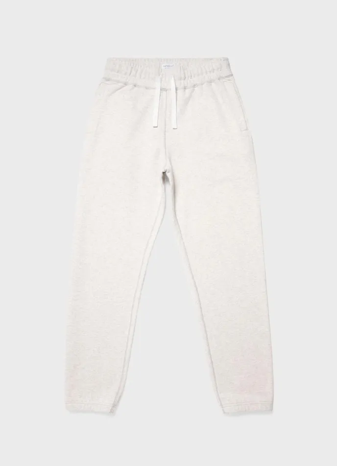 Fleeceback Sweatpants Archive White Melange Men SUNSPEL Sweatshirts and Sweatpants Fleeceback Sweatpants Archive White Melange Men SUNSPEL Sweatshirts and Sweatpants
