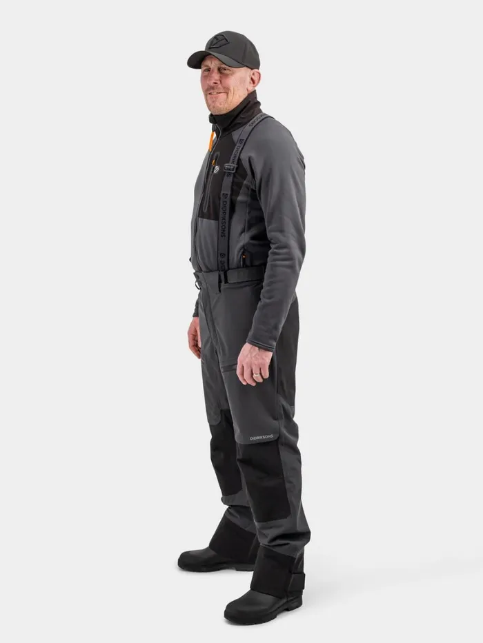 Fractus Pants Coal Black Men Didriksons Waterproof Trousers
