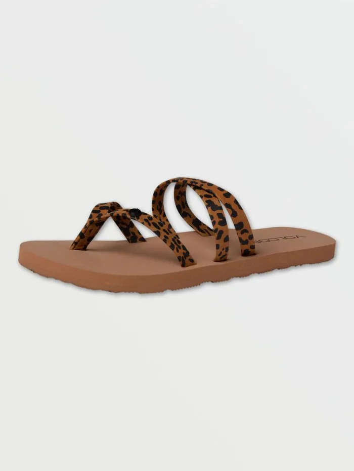 Girls Easy Breezy Sandal 8211 Cheetah Kids Volcom Sandals