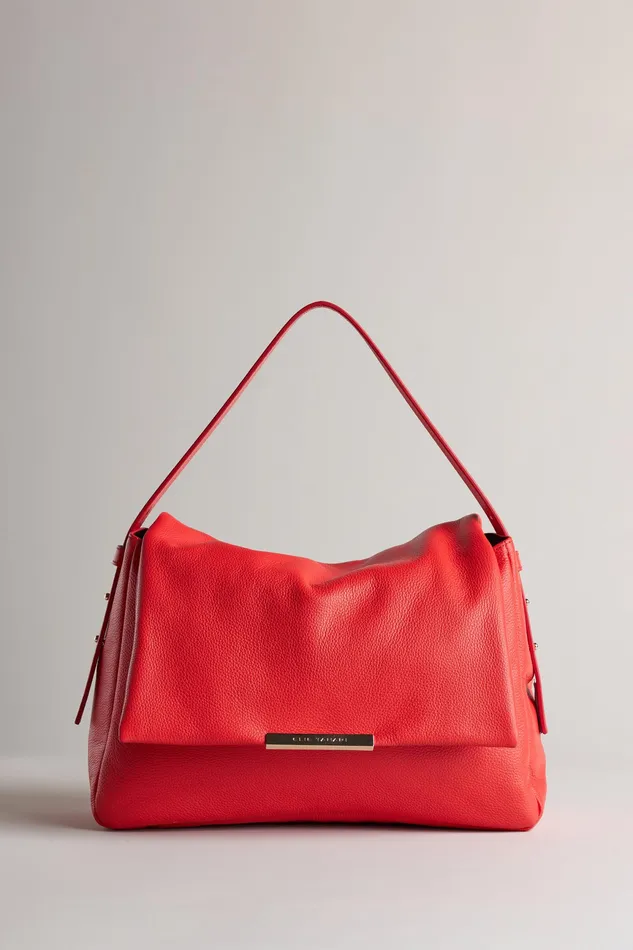Handbags Women Elie Tahari Convertible Shoulder Bag FLAME