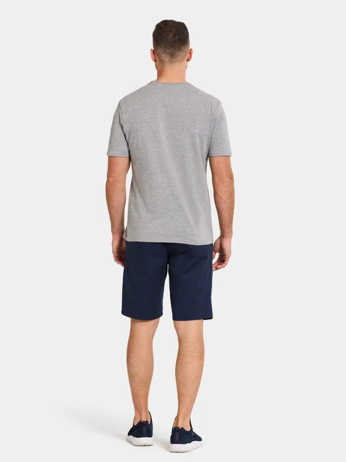 Harald Men039s Tshirt Ocean Grey Melange Men Didriksons Tshirts and Polos