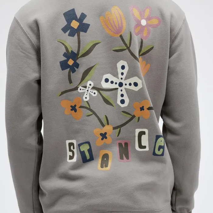 Harvest Crew Pullover Tee Cement Men Stance Sweatshirts and Hoodies