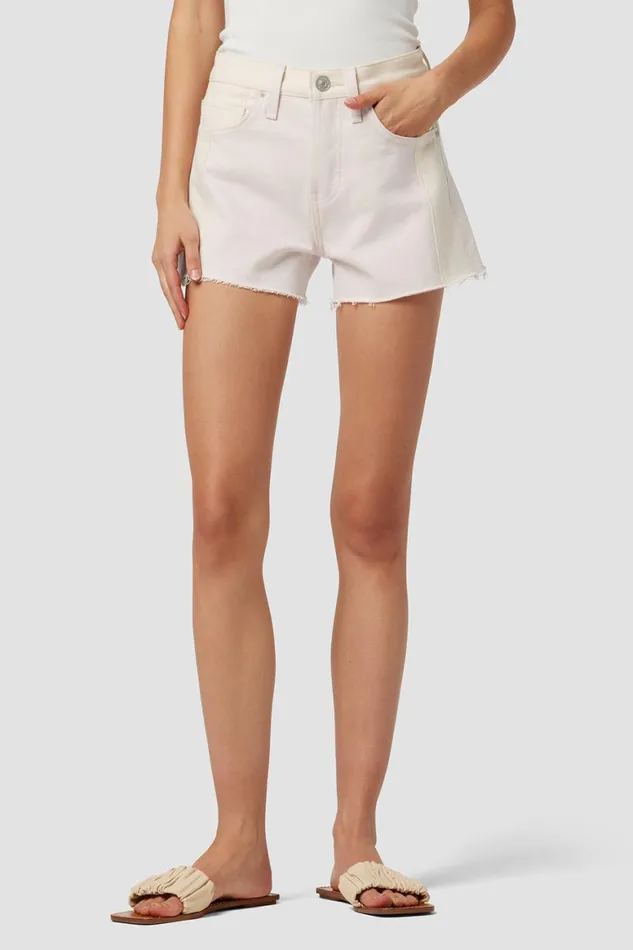 Hudson Jeans Shorts Lori HighRise Short Egret And Light Pink 8211 Women