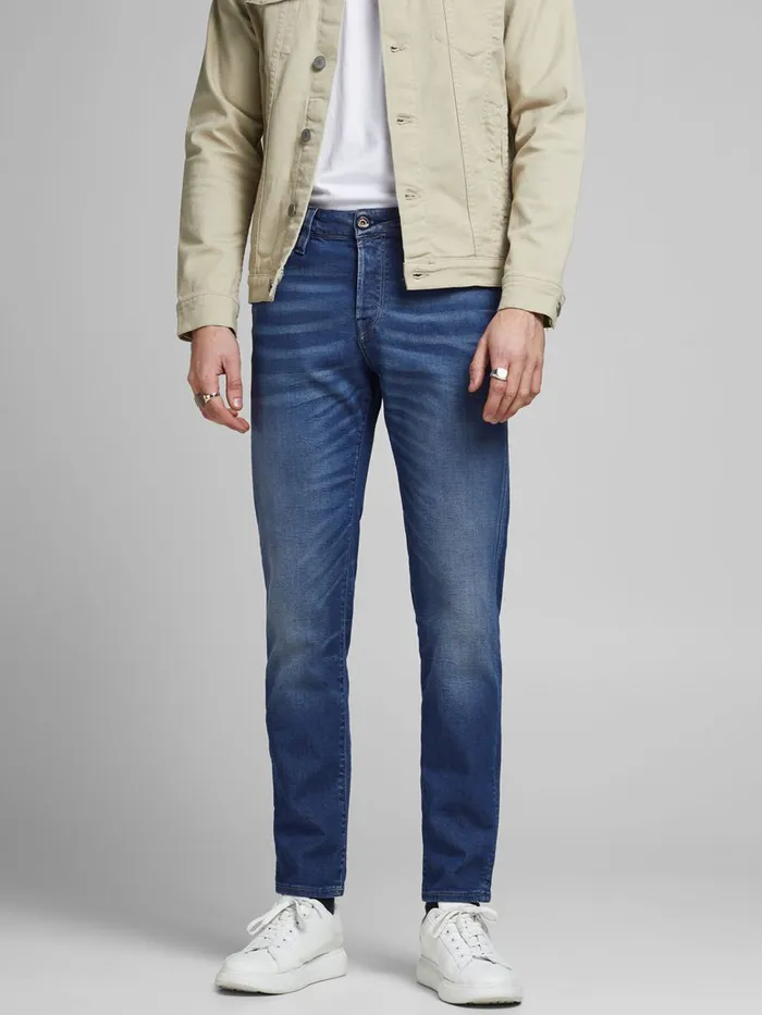 Jeans JACK and JONES Mens CLARK ICON BL 943 REGULAR FIT JEANS Blue Blue Denim