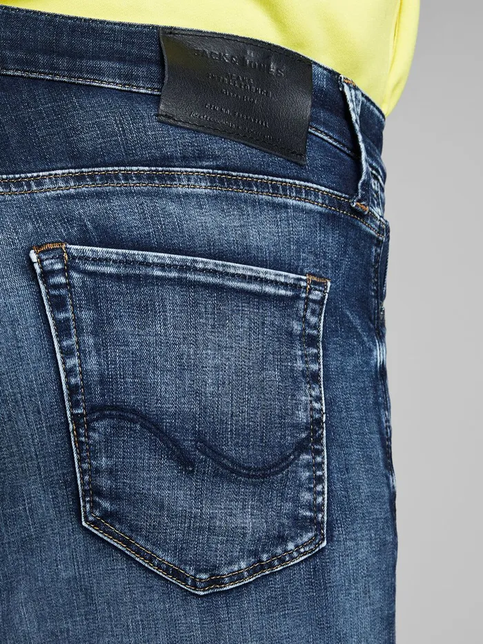Jeans JACK and JONES Mens GLENN CON 057 50SPS SLIM FIT JEANS Blue Blue Denim