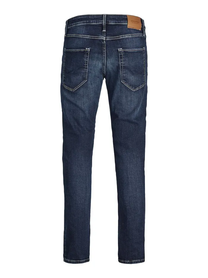 Jeans JACK and JONES Mens TIM ICON BL 936 SLIMSTRAIGHT FIT JEANS Blue Blue Denim