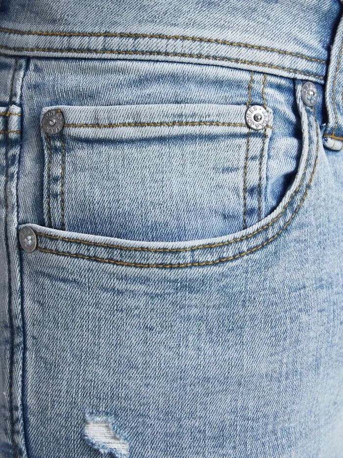 Jeans JACK and JONES Mens TOM ORIGINAL NA 411 SKINNY FIT JEANS Blue Blue Denim