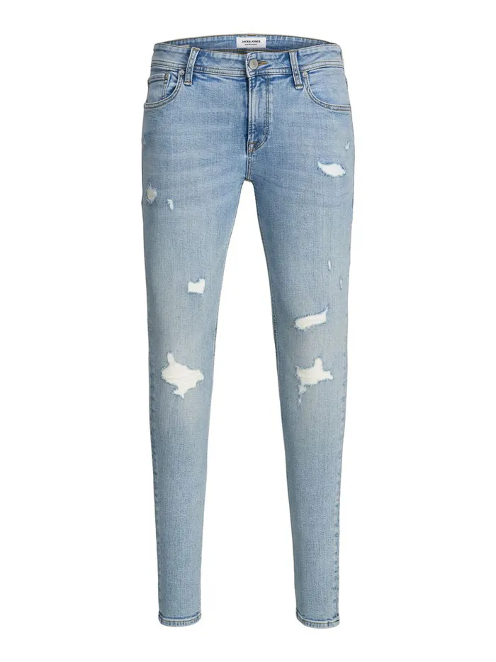 Jeans JACK and JONES Mens TOM ORIGINAL NA 411 SKINNY FIT JEANS Blue Blue Denim
