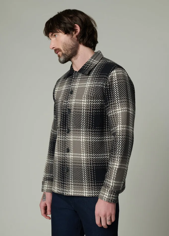 Joe8217s Jeans Tops Tees Men LEON PLAID OVERSHIRT Shadow Plaid