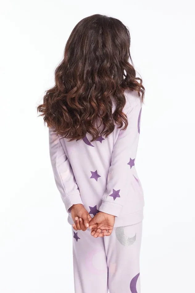 Kids Chaser Brand Girls La Luna Girls Long Sleeve