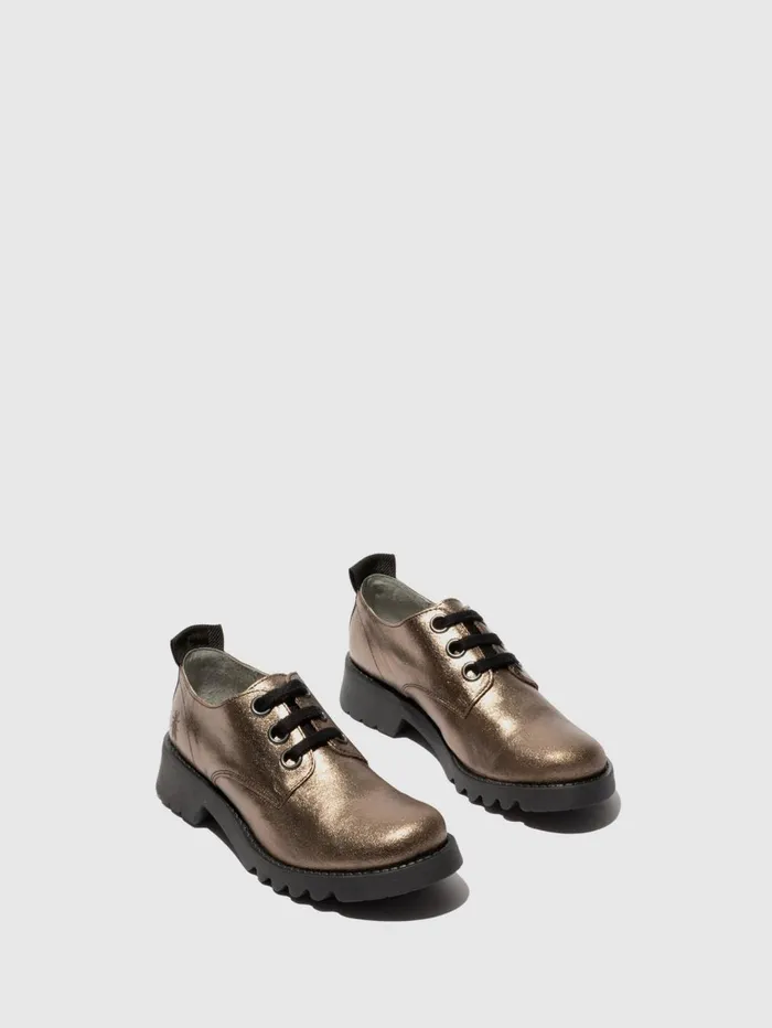Laceup Shoes RUDA538FLY DARK GOLD Women Fly London Shoes