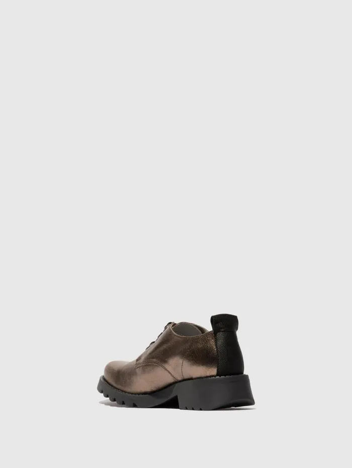 Laceup Shoes RUDA538FLY DARK GOLD Women Fly London Shoes