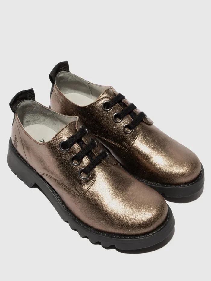 Laceup Shoes RUDA538FLY DARK GOLD Women Fly London Shoes