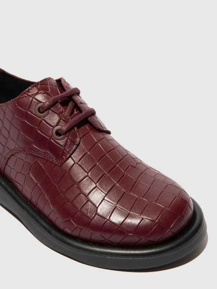Laceup Shoes TENI120FLY BURGUNDY Women Fly London Shoes