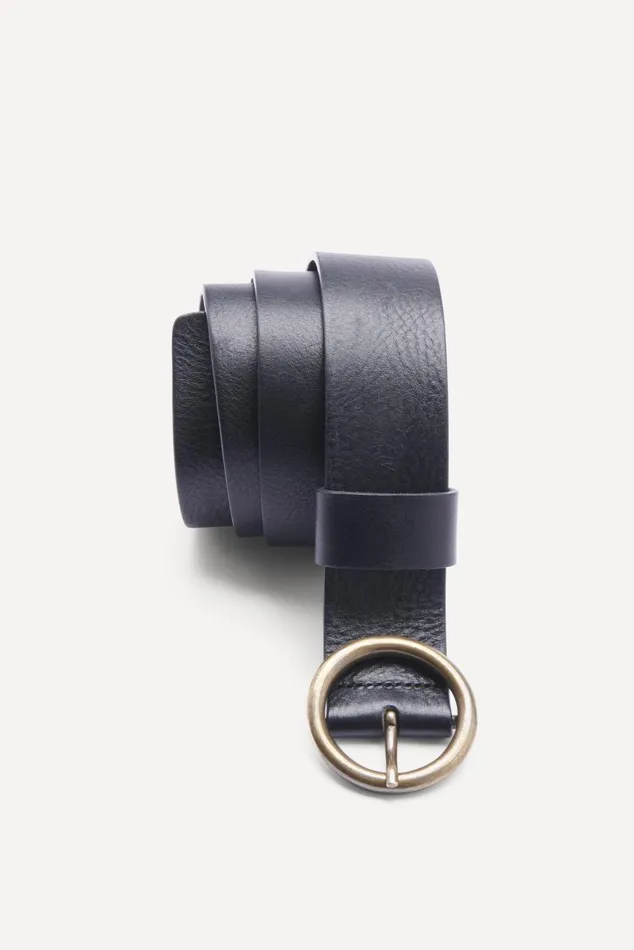 Leather Belt Camus Brown Women Baandsh Belts