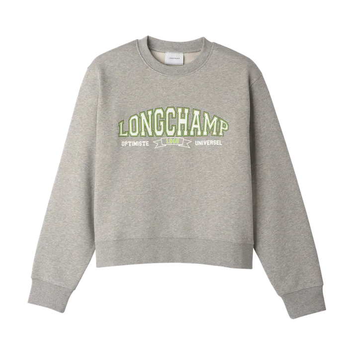 Longchamp Sweatshirt Grey Women Tops and Blouses