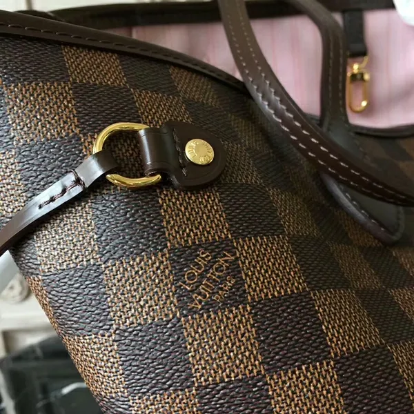 Louis Vuitton N41603 Neverfull MM Shoulder Bag Damier Ebene Canvas 8211 Louis Vuitton Handbag Store Women Louis Vuitton Neverfull Bag