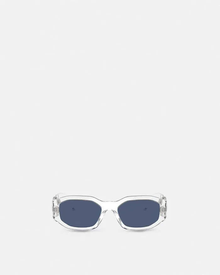 Medusa Biggie Sunglasses Transparent WomenMen Versace Sunglasses