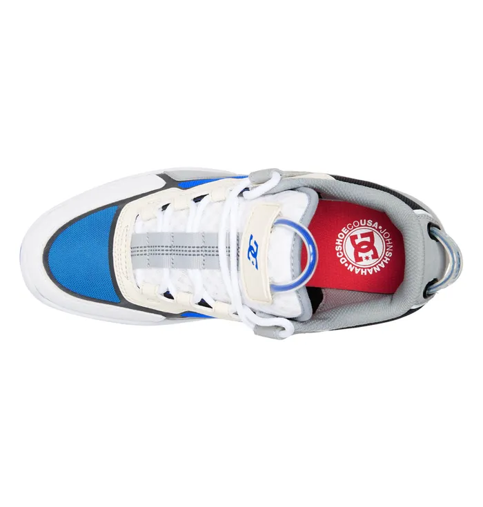 Men DC Shoes Metric Shanahan Shoes greywhiteblue Skate