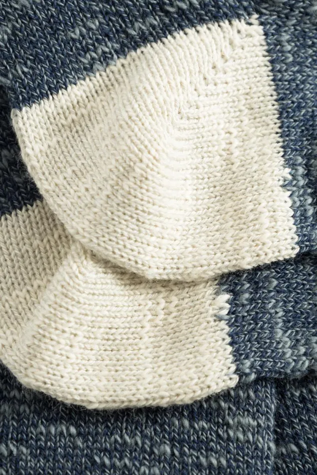Men Ebbe Slub Sock Steel Blue Norse Projects Accessories