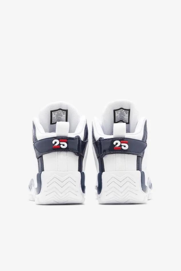 Men Fila Sneakers and Lifestyle Grant Hill 2 25th Anniversary Edition White Navy Red